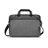 Lenovo 15.6' Laptop Urban Toploader T530, Fits Up to 15.6-Inch Laptops, Water-Repellent Material, Padded PC Compartment, Zippered Workstation, On-The-Go Charging, GX40X54262, Charcoal Grey, Gray