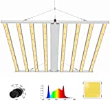SAMPHON LED Grow Light 720W 5x5ft Coverage 2816Pcs LEDs Full Spectrum Dimmable Grow Lamp Daisy Chain 8 Bar LED Grow Lights for Indoor Plant Veg Seed and Bloom 2.7 µmol/J