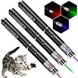 Laser Pointer, Laser Pointer Cat Toys for Indoor Cats, 3 Pack Laser Pointer for Cats Dogs Pet Laser Toy Indoor Interactive Chase Cat Toy Lazer Pointer Pen Tease Cat Laser Light for Cats Laser Toys