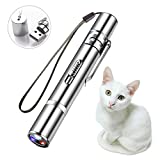 Cat Laser Toy, Red Laser Pointer Cat Toy, Interactive Cat Toys for Indoor Cats Dogs, Laser Pointer for Cats, Laser Pen Kitten Toys for Indoor Cats, Kitty Toys Laser Light for Cats, USB Rechargeable