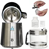 DC HOUSE 1 Gallon Countertop Water Distiller Stainless Steel Distiller with Polypropylene PP Filter and Most Effective TDS Removal