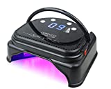 Professional Cordless LED Nail Lamp , Lumcrissy Rechargeable 64W Led UV Gel Nail Lamp, Nail Gel Machine,Nail Art Tool with Imported Lights Beads