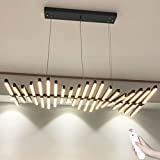 Dining Room Light Fixtures, Modern LED Chandeliers for Dining Room with Remote, 20-Lights Farmhouse Kitchen Island Lighting, Adjustable Hanging Height Pendant Light Fixtures (L39' x W18')