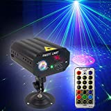 Party Lights Dj Disco Lights, Strobe Stage Light Sound Activated Multiple Patterns Projector with Remote Control for Parties Bar Birthday Wedding Holiday Event Live Show Xmas Decorations Lights