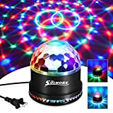 Party Lights,SOLMORE Disco Ball Disco Lights DJ Light Strobe Lamp Stage Strobe Effects Sound Activated Party Lights for Home Room Dance Parties Birthday Bar Karaoke Xmas Wedding Show Club Pub