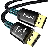8K Displayport Cable 1.4, Etseinri DP Cable 10FT (8K@60Hz, 4K@240Hz, 2K@144Hz) Ultra High Speed DisplayPort Cable Support 32.4Gbps G-Sync FreeSync HDR for Gaming Monitor PC Laptop TV