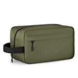 Vorspack Toiletry Bag Hanging Dopp Kit for Men Water Resistant Shaving Bag with Large Capacity for Travel - Army Green