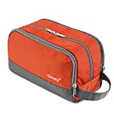 Travel Toiletry Bag Nylon, Gonex Dopp Kit Shaving Bag Toiletry Organizer Orange
