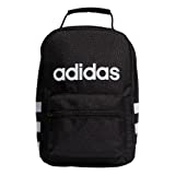 adidas Santiago Insulated Lunch Bag, Black/White, One Size