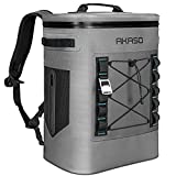 AKASO Backpack Cooler Insulated 20L Waterproof, Keeps Cool&Warm 72 Hours with 5 Layers Insulation Leakproof System, Soft Cooler Bag for Camping, Fishing, Road Tripping, Hiking, Picnicking, Beach (B1)