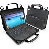UZBL 11-11.6 inch Always on Pouch Work In Case For Chromebook and Laptops, Designed For Students, Classrooms, and Business (Black PU)