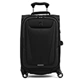 Travelpro Maxlite 5 Softside Expandable Luggage with 4 Spinner Wheels, Lightweight Suitcase, Men and Women, Black, Carry-On 21-Inch