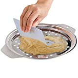 Spaetzle Maker with Scraper Stainless Steel Traditional German Egg Noodles Accessories Spaetzle Insert Pan Spaghetti Strainer