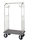 Wholesale Hotel Products Value Valet Bellman's Cart- Chrome Finish