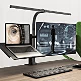 KableRika LED Desk Lamp, 24W Brightest Architect Desk Lamp for Home Office, 31.5' Wide Tall Desk Lamp with Clamp, Dimmable Task Lamp, Auto Setting, 6 Color Modes for Office Lighting/Workbench/Monitor