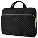 Laptop Sleeve,BAGSMART 15 Inch Laptop Carrying Case,Laptop Case Compatible with MacBook Pro 16 Inch,15 inch HP,Dell,Acer Aspire,Asus Notebook,Laptop Protective Case with Pocket,Handle,Black