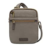 Travelon: Anti-Theft Courier Small N/s Slim Travel Bag - Stone Gray