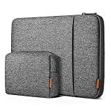 Inateck 12.3-13 Inch Case Sleeve 360° Protection Compatible with MacBook Air 13 2020/2019/2018, MacBook Pro 13 2016-2020, MacBook Air M1, Surface Pro 8/7/6/X/5/4/3 with Accesory Bag -Gray