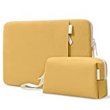 tomtoc Lady Laptop Sleeve for 13-inch MacBook Air M1/A2337 2018-2021, MacBook Pro M1/A2338 2016-2021, 12.9 iPad Pro 5th/4th/3rd Gen, 12.3 Surface Pro, Protective Case with Organized Accessory Pouch