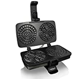 Chef's Choice Pizzelle Maker Toscano PizzellePro Features Nonstick Surface and Even Heating for Two Baked Treats in Seconds, 2-Slice, Silver