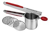 Top Rated Bellemain Stainless Steel Potato Ricer with 3 Interchangeable Fineness Discs