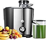 Juicer, 3‘’ Wide Mouth Juicers Whole Fruit and Vegetable Easy Clean, 400w, Dual Speed Mode, BPA-Free