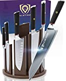 DALSTRONG Knife Block Set - 6-Piece w/Magnetic Knife Stand - Phantom Series - Japanese High-Carbon - AUS8 Steel - Pakkawood Handle