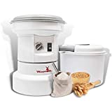 Powerful High Speed Electric Grain Mill Grinder for Healthy Gluten-Free Flours - Grain Grinder Mill, Wheat Grinder, Flour Mill Machine and Flour Mill Grinder for Home and Professional Use - Wondermill
