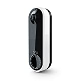Arlo Essential Wire-Free Video Doorbell - HD Video, 180° View, Night Vision, 2 Way Audio, Direct to Wi-Fi No Hub Needed, Wire Free or Wired, White - AVD2001