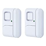 GE Personal Security Window and Door Alarm, 2 Pack, DIY Protection, Burglar Alert, Wireless Chime/Alarm, Easy Installation, Ideal for Home, Garage, Apartment and More, 45115