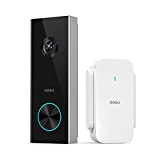Wireless Doorbell Camera, aosu Battery-Powered Video Doorbell, 2K Resolution, No Monthly Fees, 2.4GHz WiFi, Human Detection, 120-Day Battery Life, Video Calling, Voice Changer, Work with Alexa