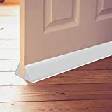 Absolute Living Triangular Door Draft Stopper - Snug and Flush - Block Wind, Light, Dust, and Noise - Adjustable Bottom of Door Draft Blocker - 2' Tall Under The Door Draft Guard (35.5' Cuttable)
