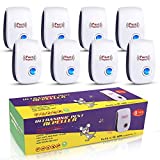 PETT Ultrasonic Pest Repell-er , Electronic Plug in Indoor Pest Repell-ent,, for Home, Office, Warehouse, Hotel(8 Packs)