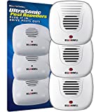 Bell + Howell Ultrasonic Pest Repeller Home Kit (Pack of 3), Ultrasonic Pest Repeller, Pest Repellent for Home, Bedroom, Office, Kitchen, Warehouse, Hotel, Safe for Human and Pet