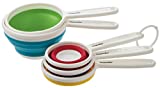 Prepworks by Progressive Collapsible Measuring Cups - Set of 5, Space Saving Collapsible, Great For Narrow Containers