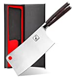 Cleaver Knife - imarku 7 Inch Meat Cleaver - 7CR17MOV German High Carbon Stainless Steel Butcher Knife with Ergonomic Handle for Home Kitchen and Restaurant, Ultra Sharp