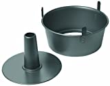 Chicago Metallic Professional 2-Piece 9.5-Inch Angel Food Cake Pan with Feet, 9.5' x 4'