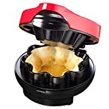 Taco Tuesday Baked Tortilla Bowl Maker, Uses 8 Inch Shells Perfect for Tostadas, Salads, Dips, Appetizers & Desserts, 10-Inch, Red