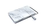 Fox Run Marble Cheese Slicer with 2 Replacement Wires, White, 5 x 8.25 x 1.25 inches
