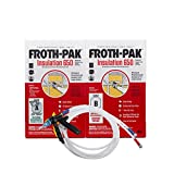 Froth-Pak 650 Spray Foam Insulation, 15 ft Hose. Improved Low GWP Formula. Insulates Cavities, Penetrations & Gaps Up to 2' Thick. Yields Up to 650 Board ft. Two Component, Polyurethane, Closed Cell