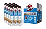 Kraken Bond Fastcoat Spray Foam Insulation Kit- Insulation Foam Spray, Polyurethane Spray Foam, Heat Insulation&Acoustic Spray, Self Expanding Foam, Foam Insulation Can, Gun/Cleaner Included | 12 Pack
