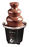 Nostalgia 24-Ounce Chocolate Fondue Fountain, 1.5-Pound Capacity, Easy to Assemble 3 Tiers, Perfect for Nacho Cheese, BBQ Sauce, Ranch, Liqueuers, Black