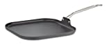 Cuisinart 630-20 Chef's Classic Nonstick Hard Anodized Inch 11' Square Griddle, Black/Stainless Steel
