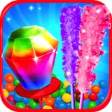 Ring Pops & Rock Candy Maker - Kids Rainbow Cooking Games FREE