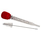 Mirro 10.5” Turkey Baster with Cleaning Brush Red , 10.5' , MIR-11313