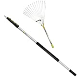 DOCAZOO - DocaPole Roof and Yard Rake Extension Pole - Adjustable, Telescopic, Clean Leaves, Sticks and Debris - 6 to 24 foot