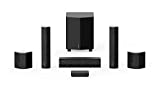 Enclave CineHome II 5.1 Wireless Home Theater Surround Sound System for TV - 24 Bit Dolby Audio, DTS, WiSA Certified - CineHub Edition - Plug and Play Home Theater Audio