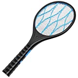 MOSHUNT Bug Zapper for Indoor Outdoor Electric Fly Swatter USB Rechargeable Mosquito Zapper Racket with 4000V Powerful Grid, Removable Flashlight and 3-Layer Safety Mesh for Home, Outdoor, Garden