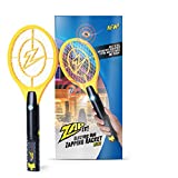 Zap It! Bug Zapper Rechargeable Fly Zapper Racket, Electric Fly Swatter, Mosquito Zapper, 4,000 Volt, USB Charging Cable, Mini
