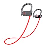 Bluetooth Headphones Wireless Earbuds Bluetooth 5.1 Running Headphones IPX7 Waterproof Earphones with 10 Hrs Playtime HiFi Stereo Noise Cancelling Headsets for Workout Gym
